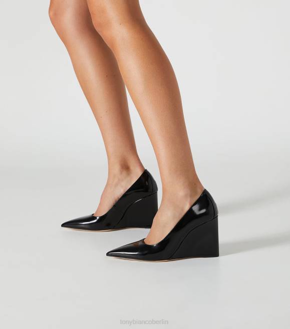 Pumps | de Tony Bianco Frauen Dolly-Heels Schwarz hochglänzend 4624336